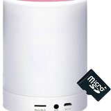 Boxa Portabila cu Lampa Bluetooth iUni M16, Multicolor, Pink + Card 4GB Cadou